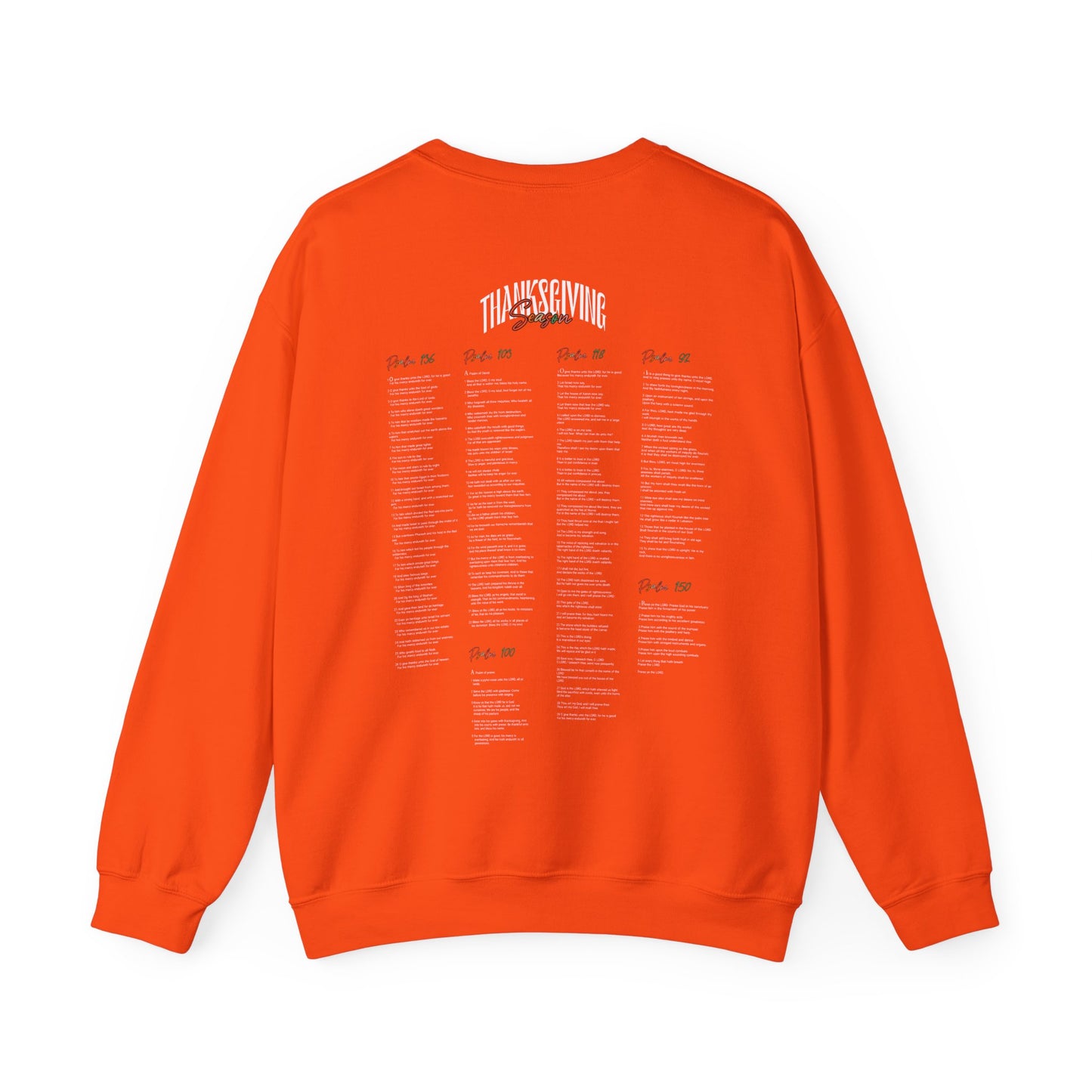 HT Thanksgiving Psalms Sweatshirt