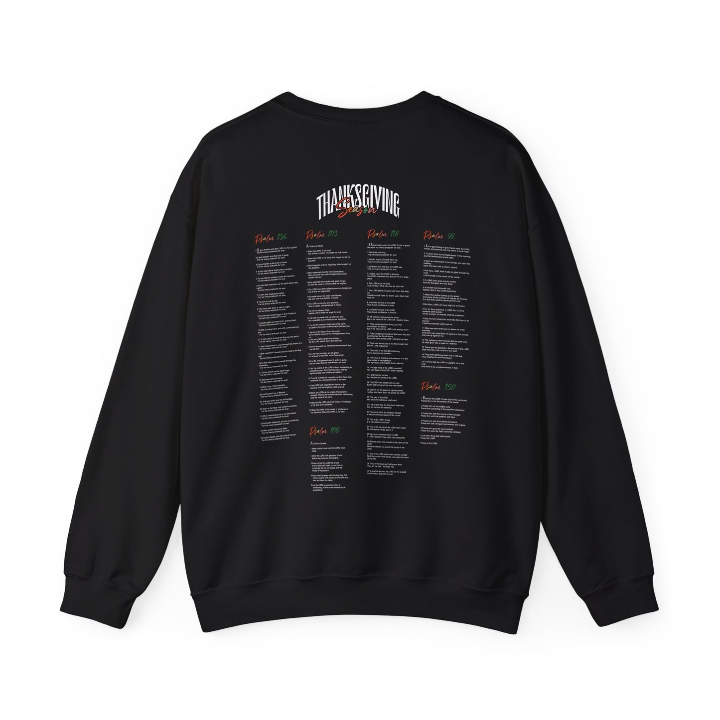 HT Thanksgiving Psalms Sweatshirt
