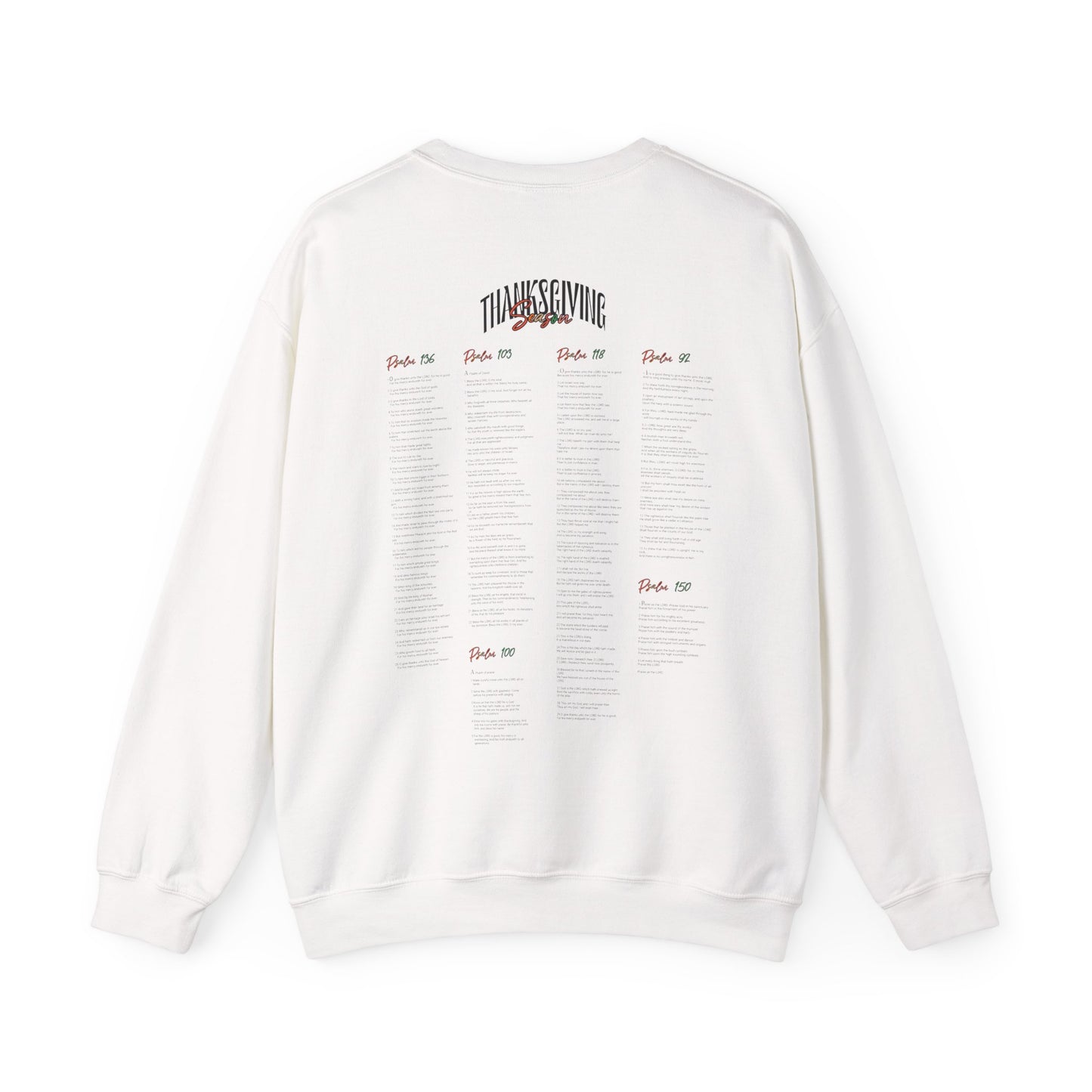 HT Thanksgiving Psalms Sweatshirt