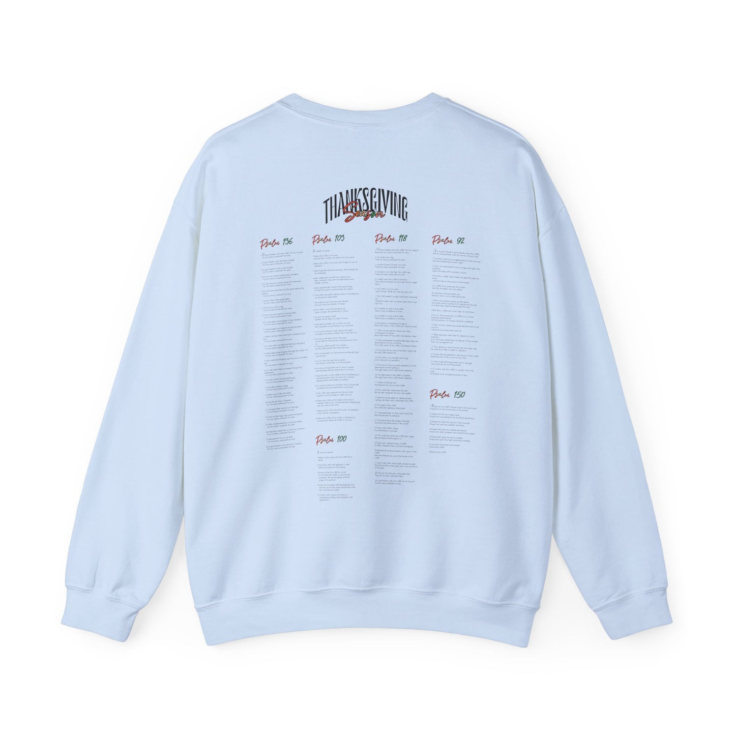 HT Thanksgiving Psalms Sweatshirt