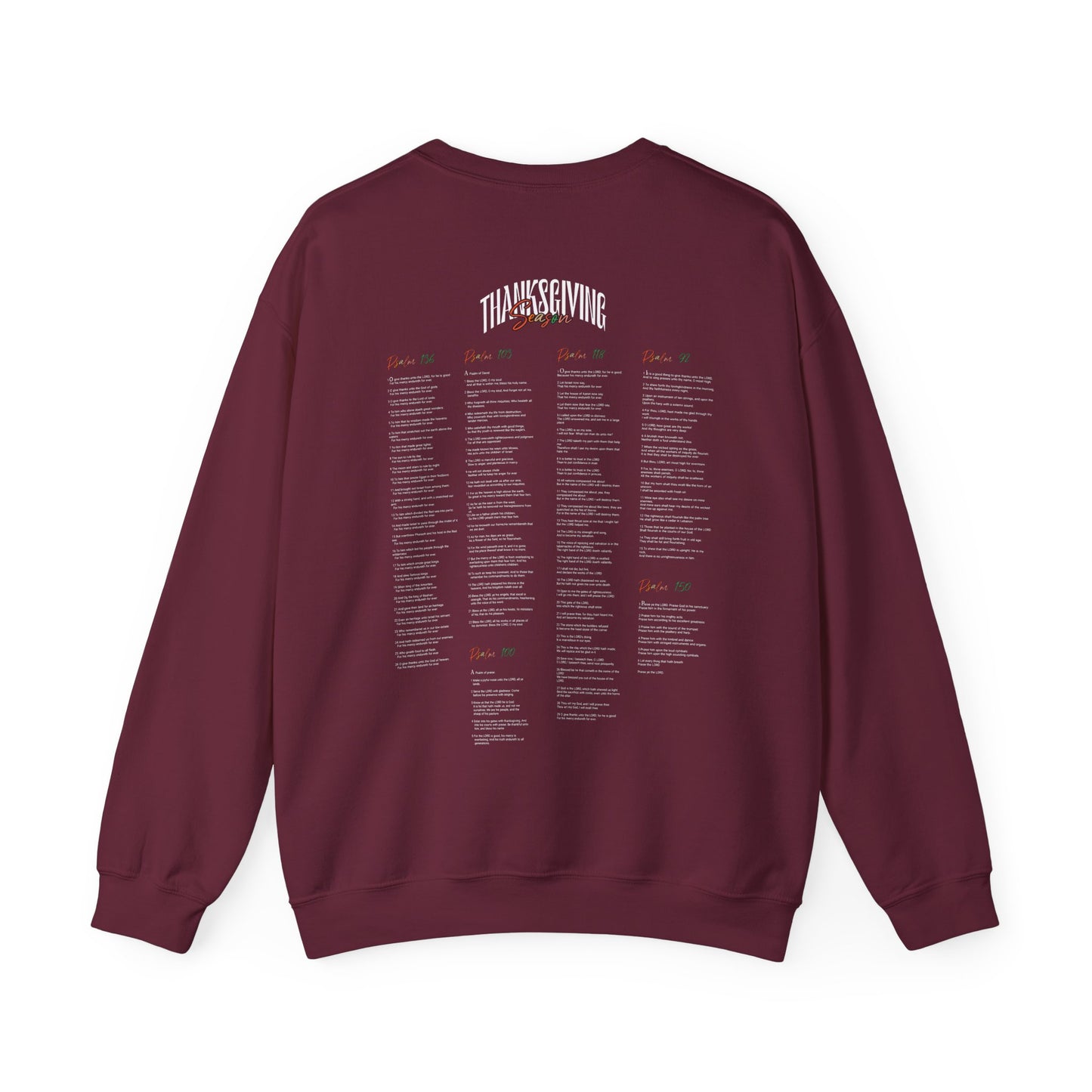 HT Thanksgiving Psalms Sweatshirt