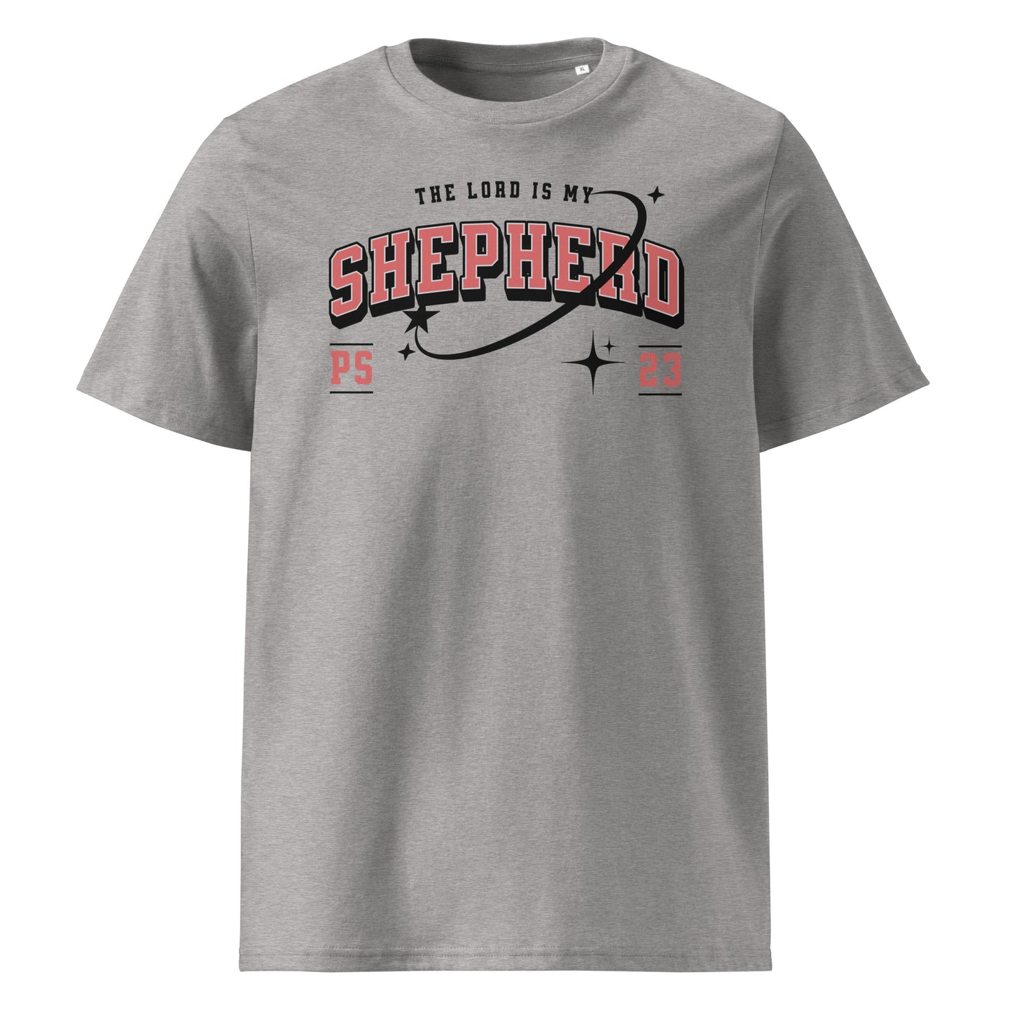 The Lord is My Shepherd Tee - Red/Black Logo