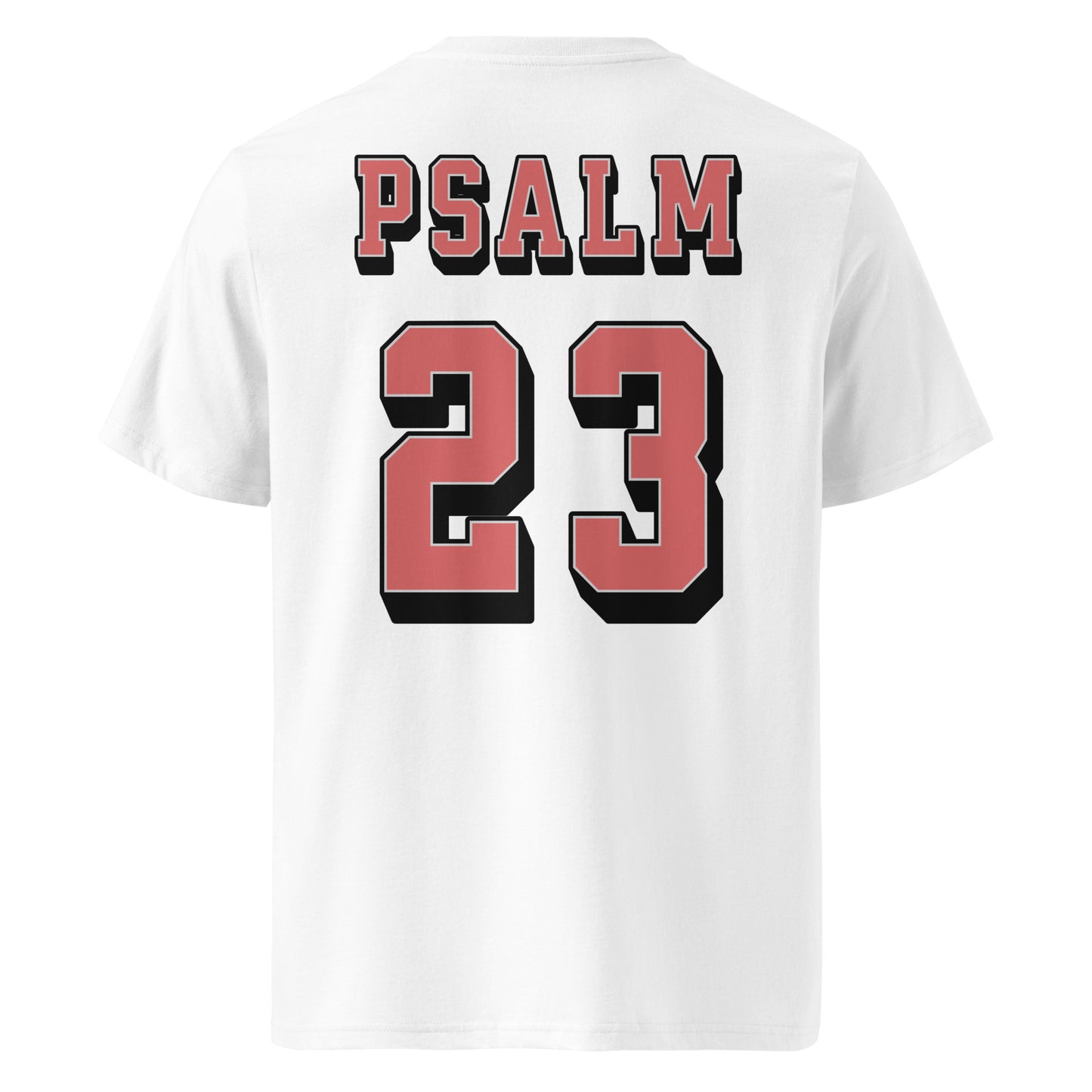 The Lord is My Shepherd Tee - Red/Black Logo