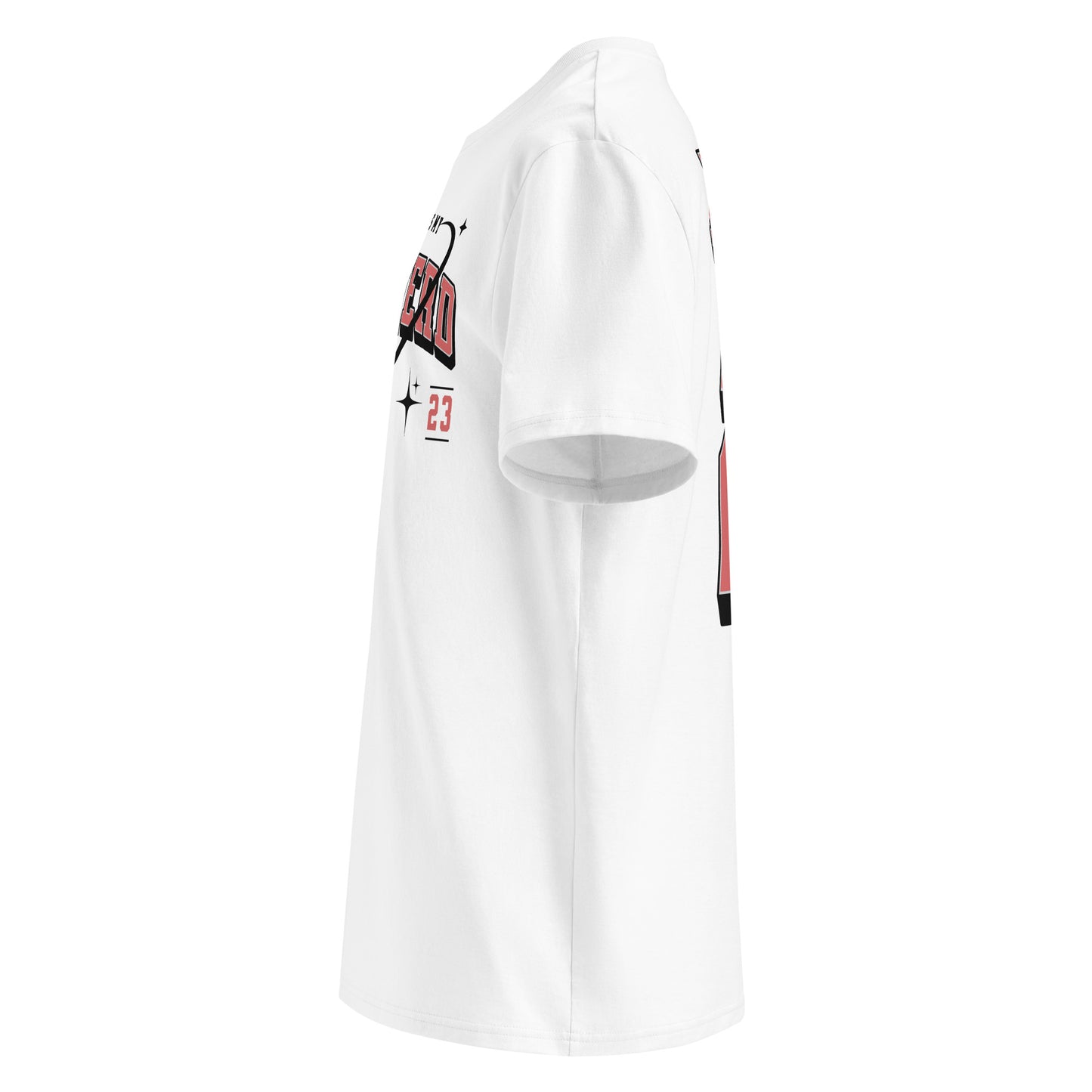 The Lord is My Shepherd Tee - Red/Black Logo