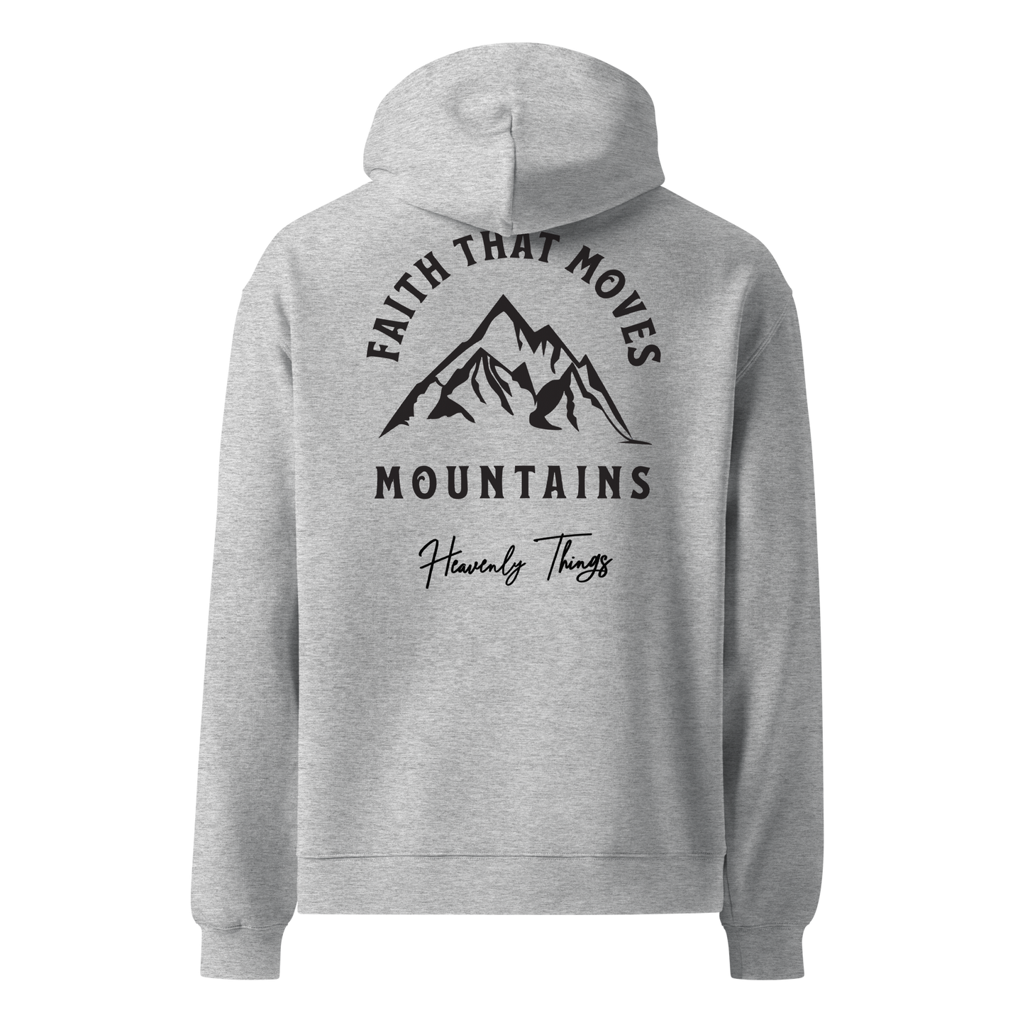 (Pre-Order by 9th Jan) Faith That Moves Mountains Pocket Logo - Unisex oversized hoodie