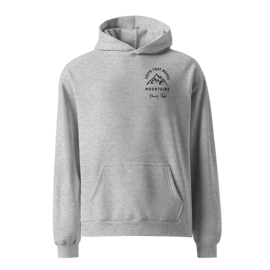 (Pre-Order by 9th Jan) Faith That Moves Mountains Pocket Logo - Unisex oversized hoodie