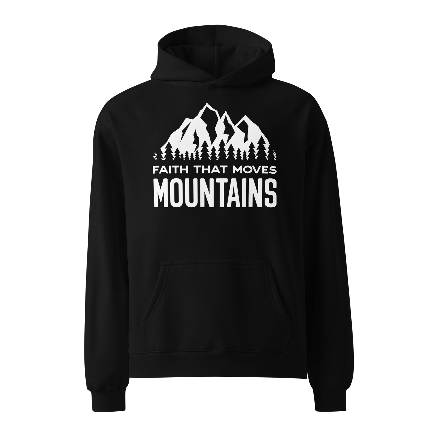 (Pre-Order by 9th Jan) Faith That Moves Mountains - Unisex oversized hoodie
