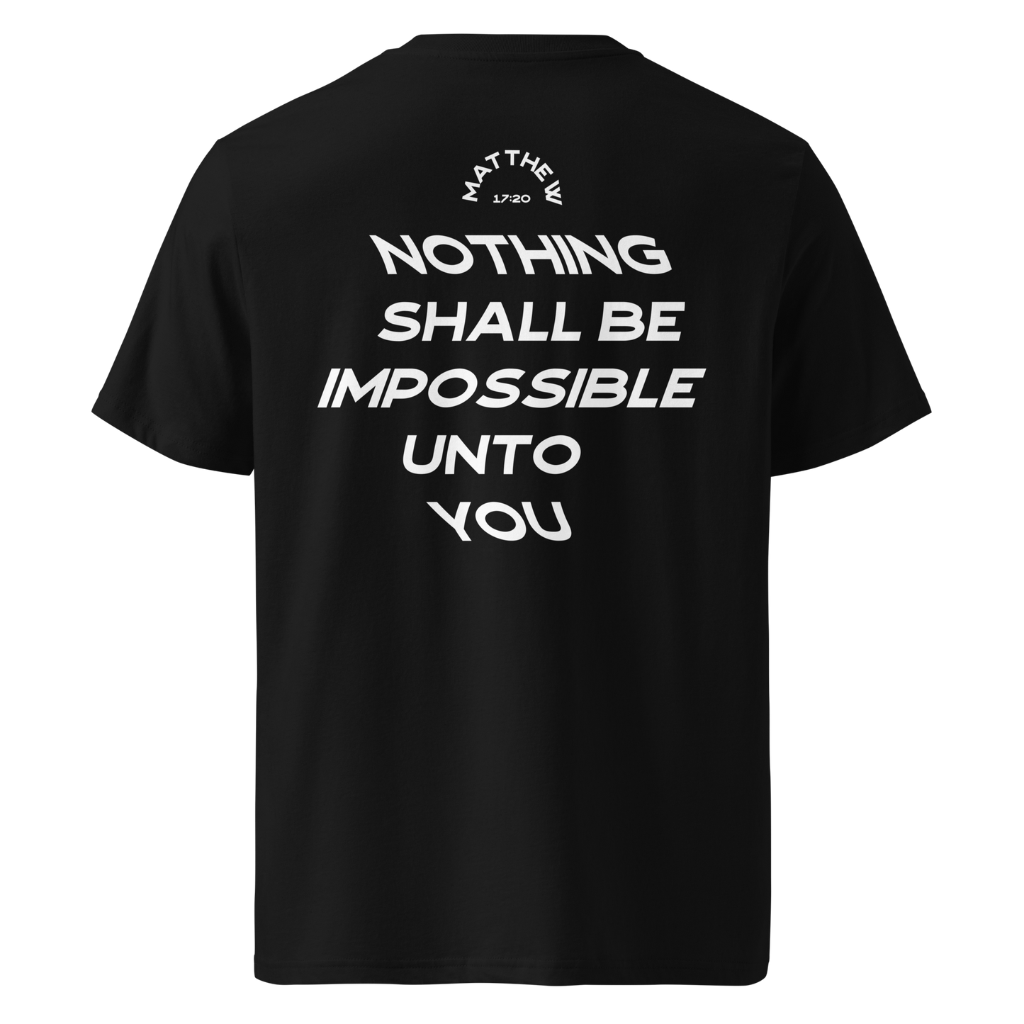 (Pre-Order by 23rd Jan) Faith That Moves Mountains Tee - Black Logo