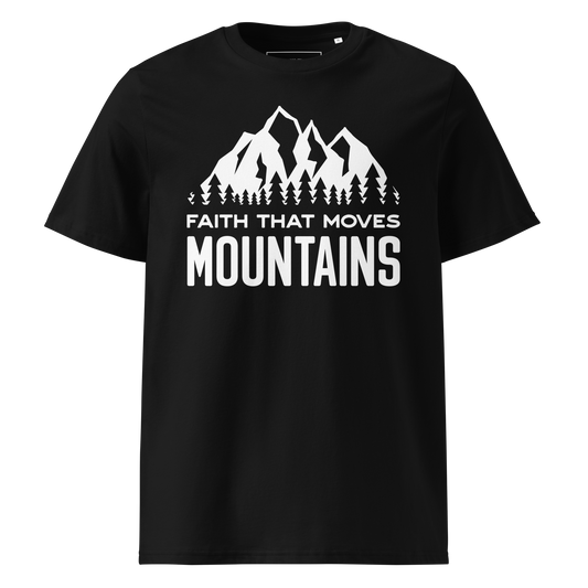 (Pre-Order by 30th July) Faith That Moves Mountains Tee - White Logo
