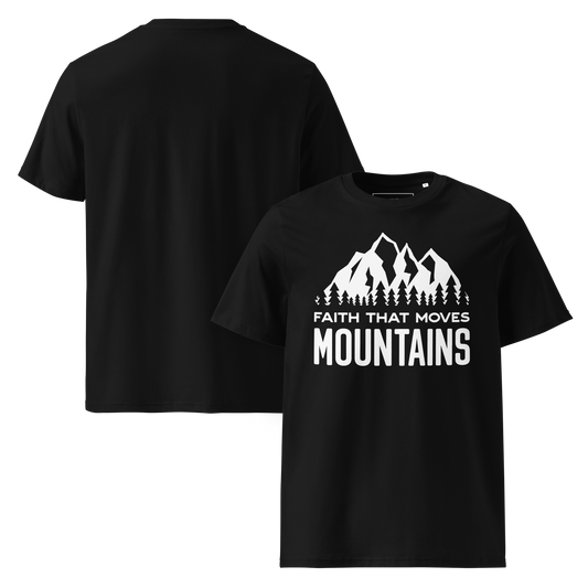 (Pre-Order by 30th July) Faith That Moves Mountains Tee - White Logo