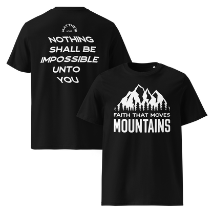 (Pre-Order by 23rd Jan) Faith That Moves Mountains Tee - Black Logo