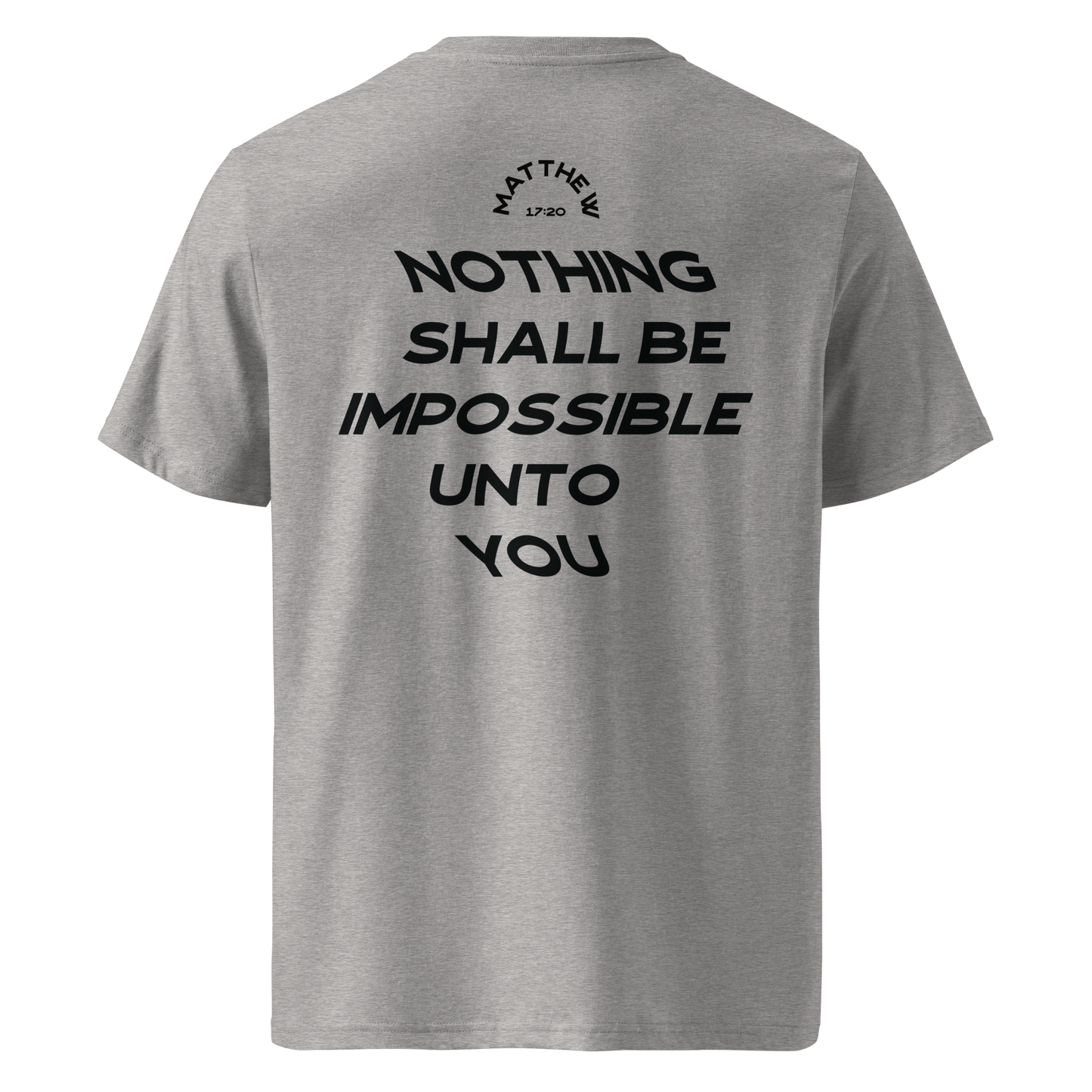 (Pre-Order by 23rd Jan) Faith That Moves Mountains Tee - Black Logo