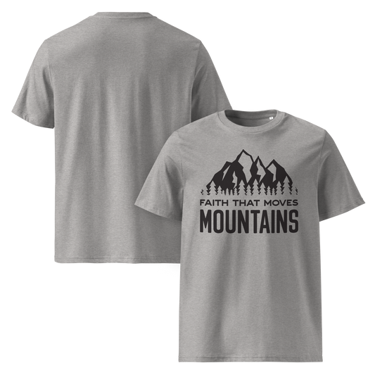 (Pre-Order by 30th July) Faith That Moves Mountains Tee - Black Logo