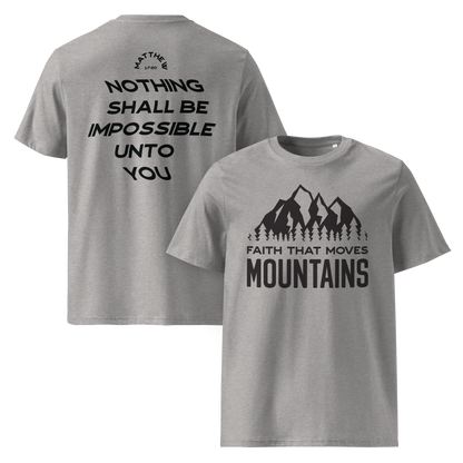 (Pre-Order by 23rd Jan) Faith That Moves Mountains Tee - Black Logo