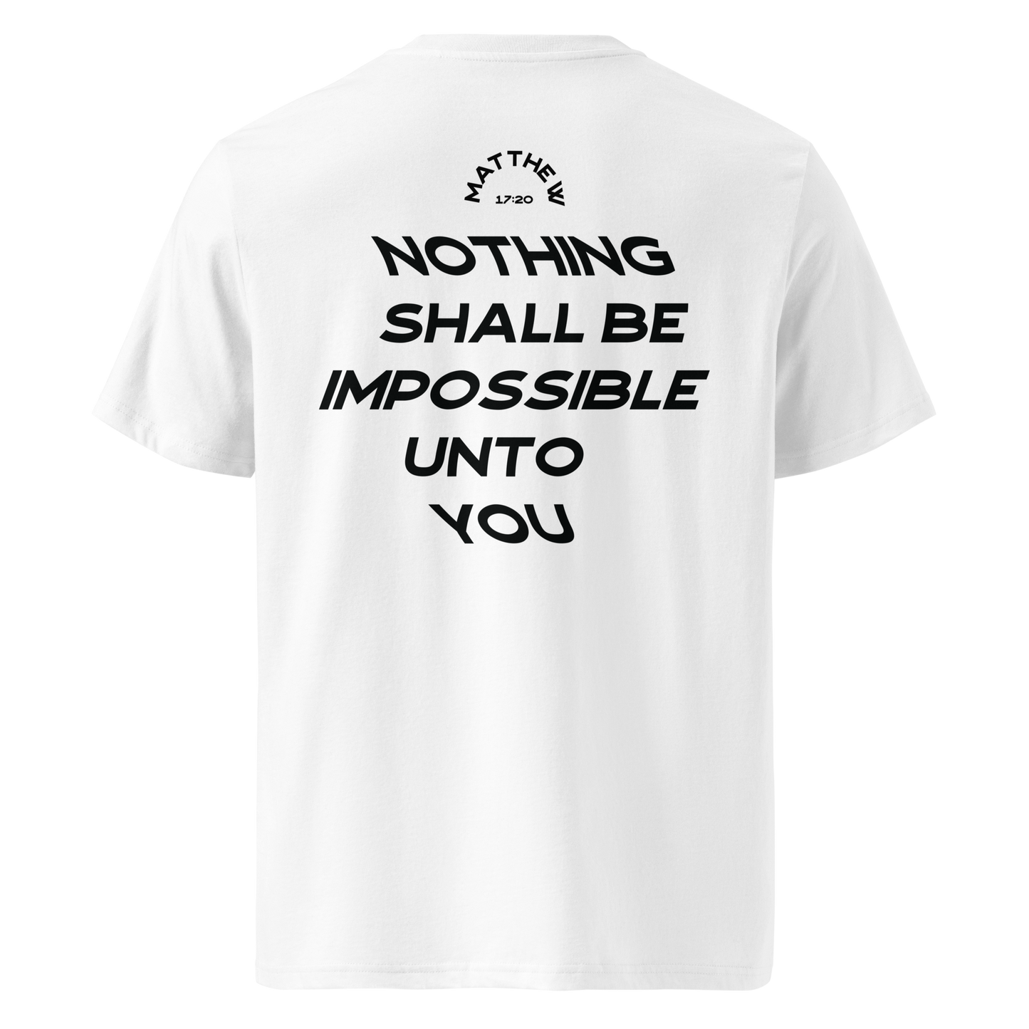 (Pre-Order by 23rd Jan) Faith That Moves Mountains Tee - Black Logo