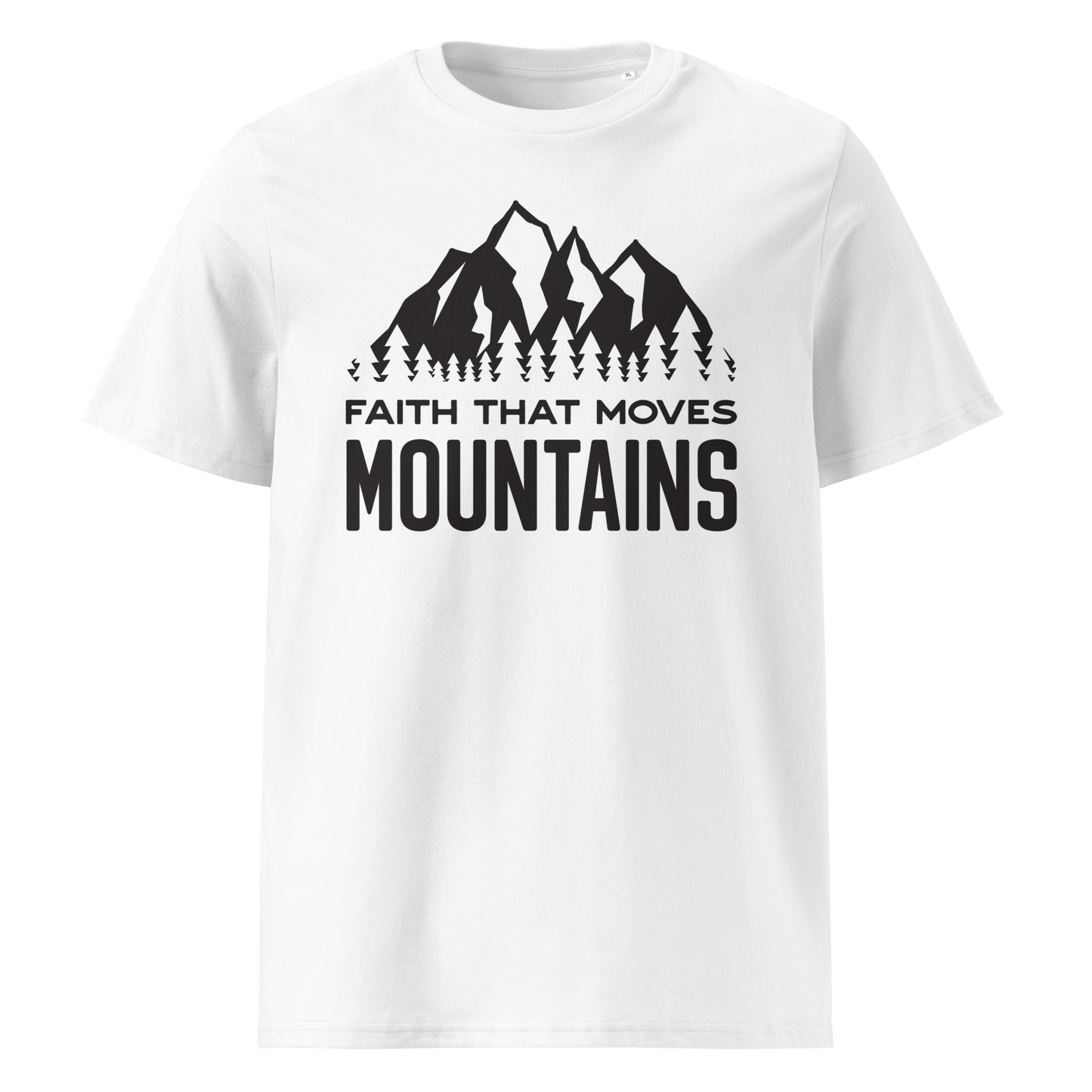 (Pre-Order by 23rd Jan) Faith That Moves Mountains Tee - Black Logo