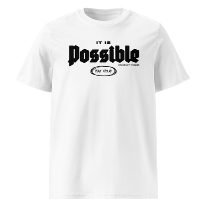 (Pre-Order by 23rd Jan) It is Possible Tee - Black Logo