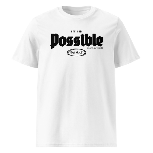 (Pre-Order by 23rd Jan) It is Possible Tee - Black Logo