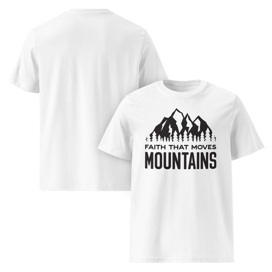 (Pre-Order by 30th July) Faith That Moves Mountains Tee - Black Logo