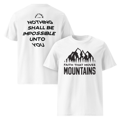 (Pre-Order by 23rd Jan) Faith That Moves Mountains Tee - Black Logo