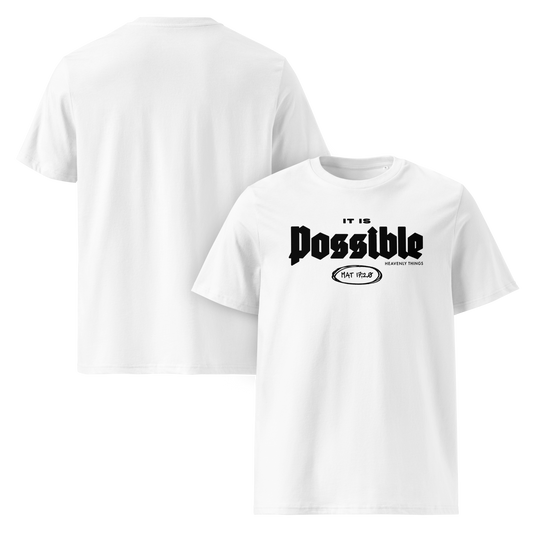 (Pre-Order by 23rd Jan) It is Possible Tee - Black Logo